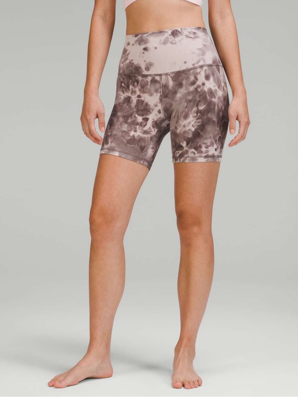 Lululemon Align High-Rise Short 6" Diamond Dye Pitch Grey Size 16 - Picture 7 of 10